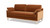 Pasadena 75.5" Modern Farmhouse Sofa, Burnt Orange
