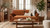 Pasadena 75.5" Modern Farmhouse Sofa, Burnt Orange