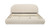 Archie Puffy Grounded Upholstered Platform Bed, Queen, Oatmeal Light Beige