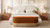 Archie Puffy Grounded Upholstered Platform Bed, Queen, Oatmeal Light Beige