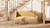 Duchess 33" Medium Princess Pet Bed Sofa with Fringe Skirt, Gold