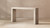 Veda 63" Reclaimed Pine Wood Stacked Geometric Waterfall Console Table, Whitewashed Natural