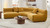 Sienna 135.83" Modern Curved 3-Piece Modular Sectional Sofa with Deep Seating and Toss Pillows