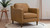 Ellison 32.7" Modern Genuine Leather Accent Chair with Track Arms and Solid Wood Legs