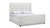 Brooklyn King Tufted Panel Bed Headboard and Footboard Set, Antique White 1