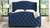 Marcella Upholstered Bed, Queen, Dark Sapphire Blue 14