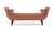 Alma Tufted Entryway Bench, Peach Orange 4