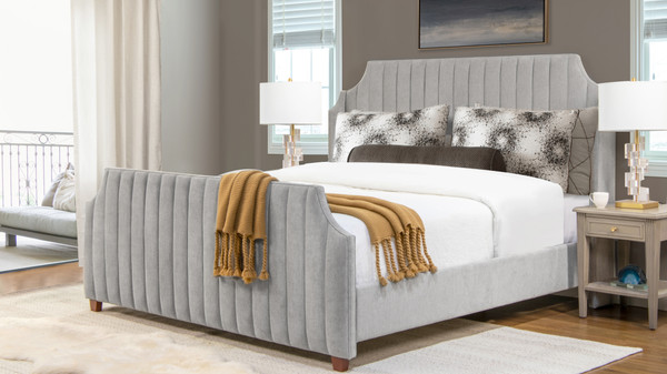 Serenity Upholstered Panel Bed – High Fashion Home