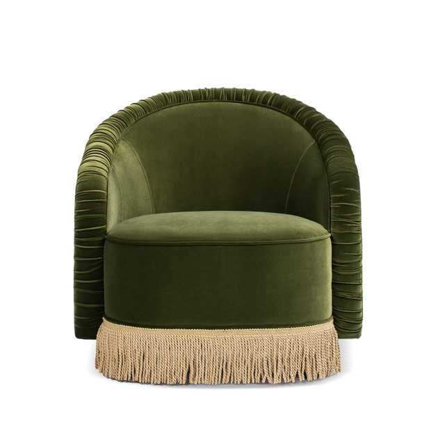 Serena Ruched Accent Chair