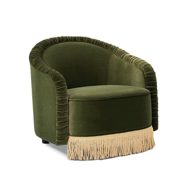 Serena Ruched Accent Chair