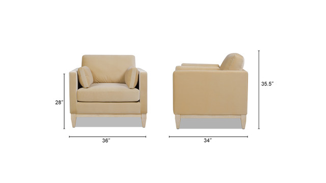 Knox Modern Farmhouse Arm Chair