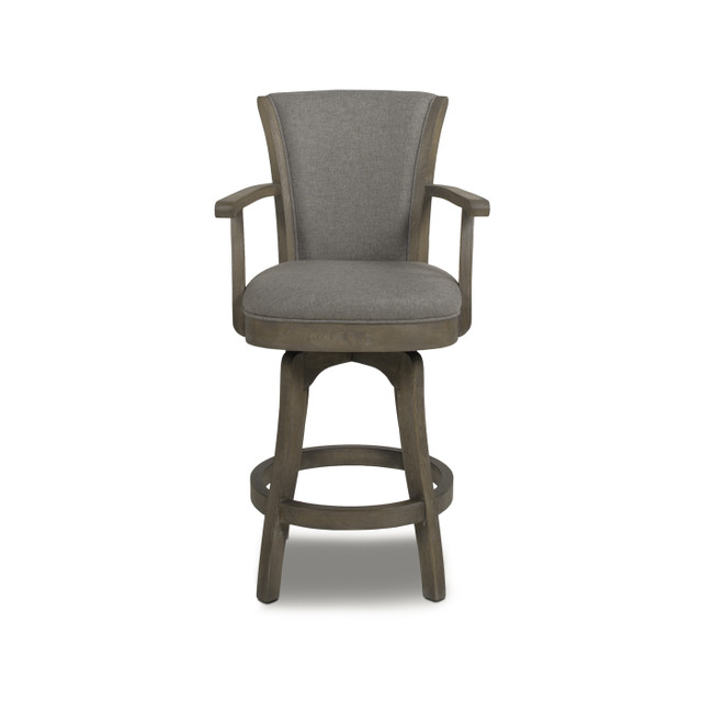 Williams Swivel Bar Stool and Counter Stool with Armrests