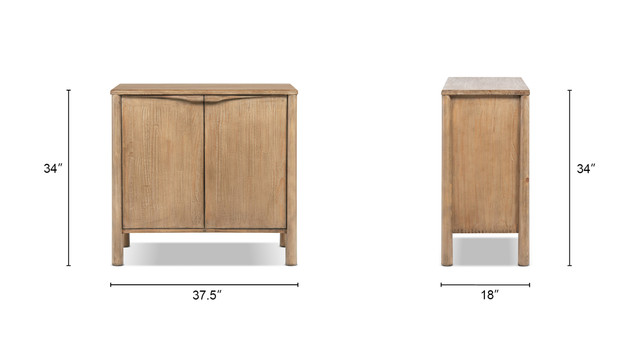 Nolan 2-Door Reclaimed Pine Wood Accent Cabinet, Antique Natural Brown Nolan 2-Door Reclaimed Pine Wood Accent Cabinet, Antique Natural Brown