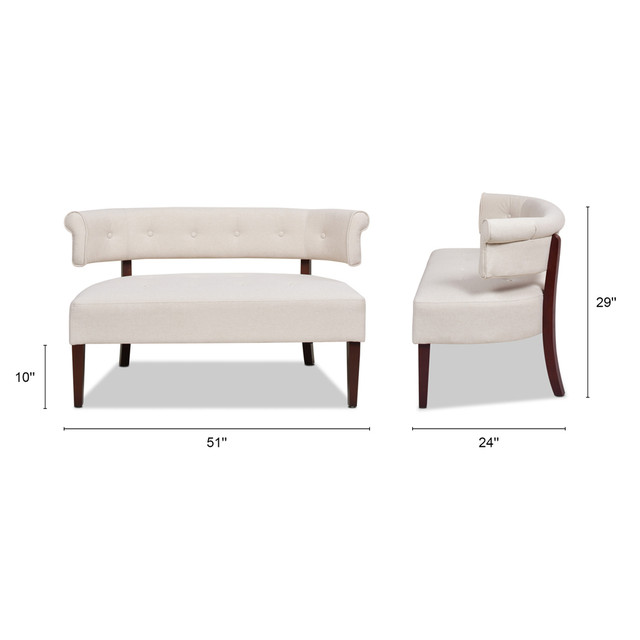 Jared Tufted Bench Jared Tufted Bench