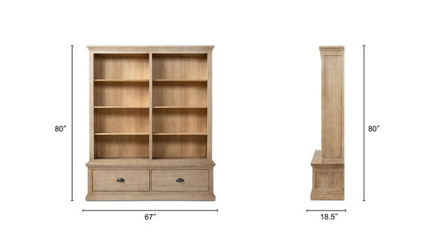 Evran Tall Reclaimed Pine Storage Cabinet with Adjustable Shelving, Weathered Natural Greige Evran Tall Reclaimed Pine Storage Cabinet with Adjustable Shelving, Weathered Natural Greige
