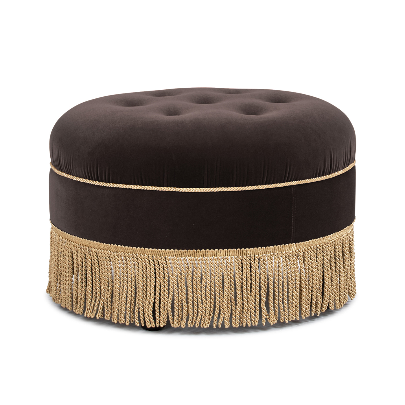 Yolanda Decorative Round Ottoman