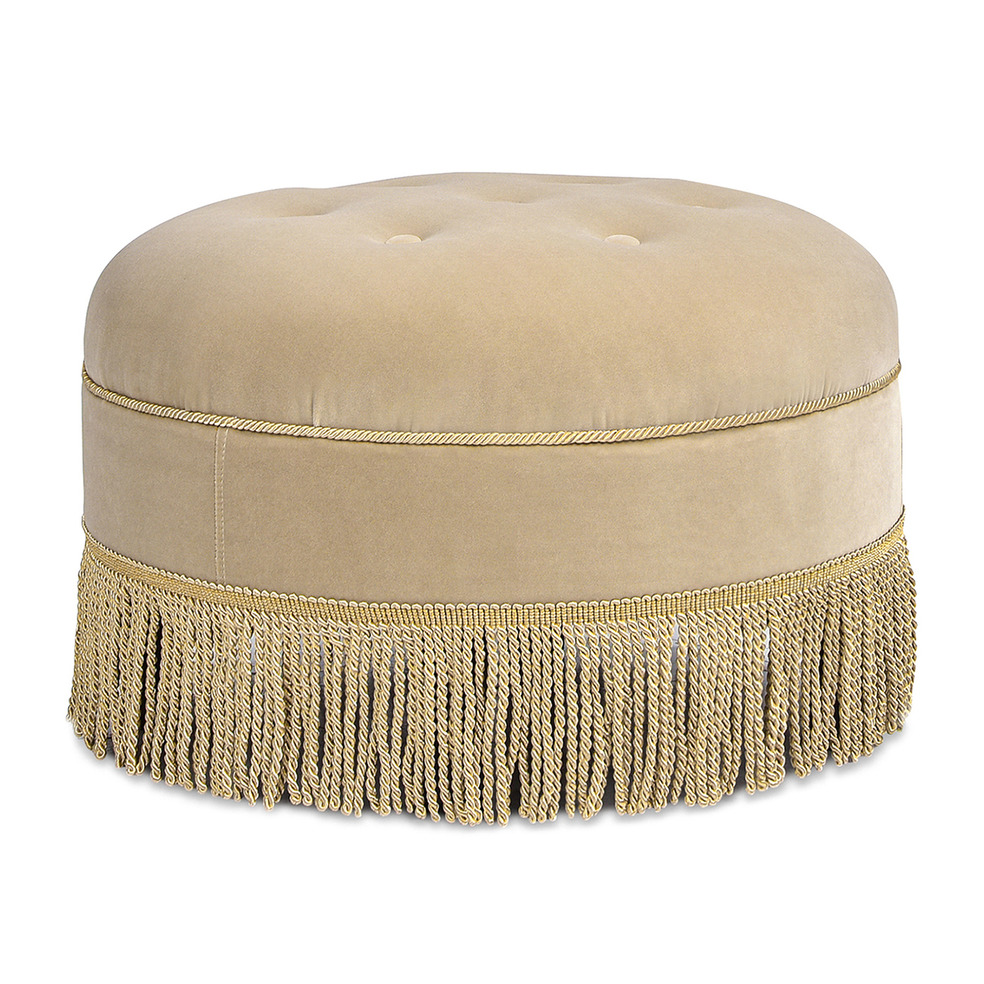 Yolanda Decorative Round Ottoman