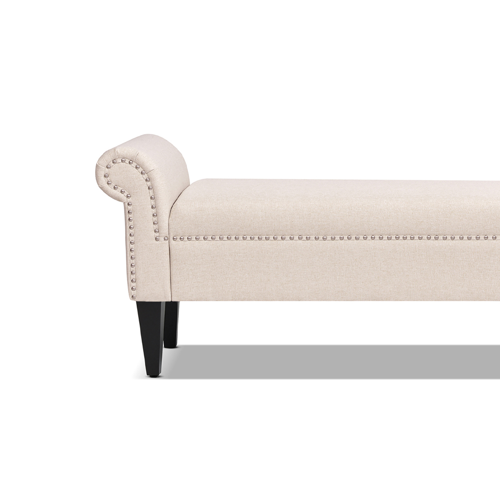 Kathy Roll Arm Entryway Accent Bench