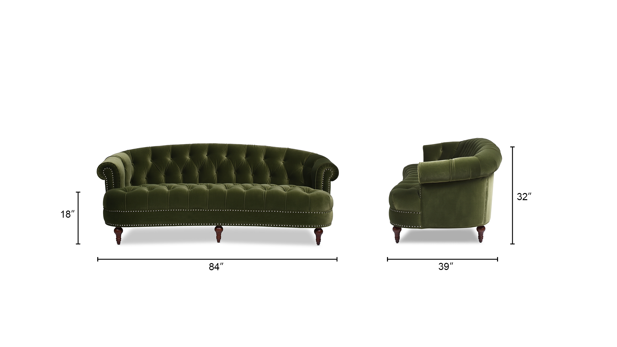 La Rosa Chesterfield Sofa