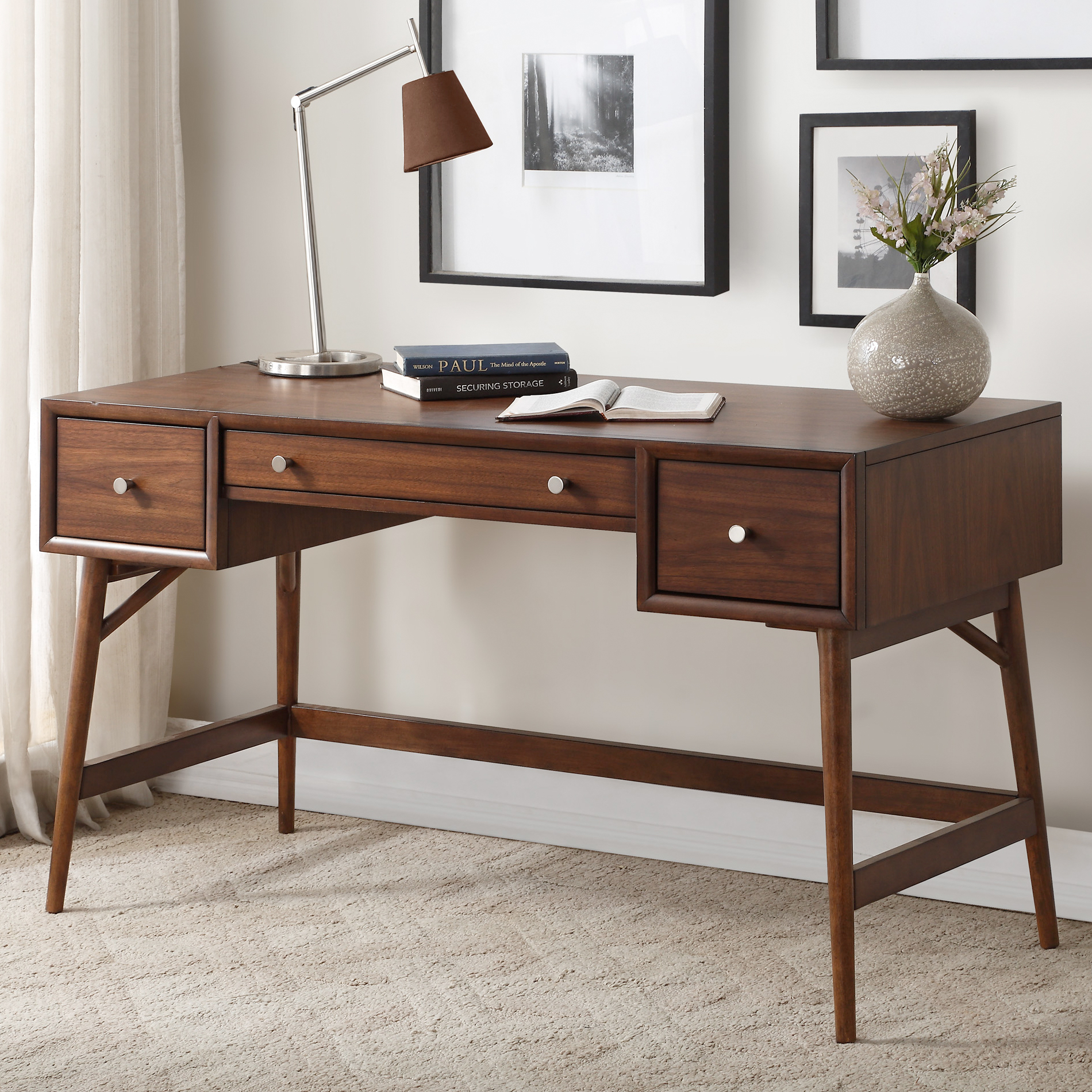 Marston Writing Desk in Walnut Finish