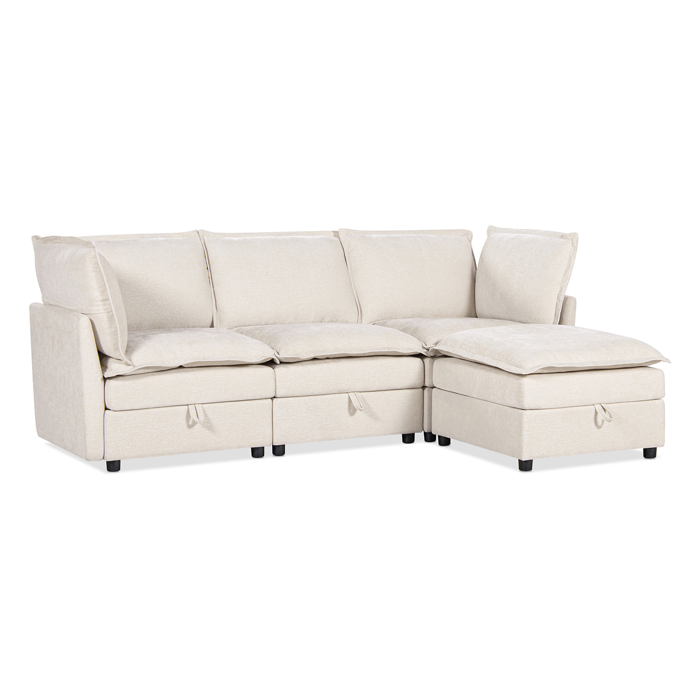 変身／couch>>case 変身／couch>>case L-Shaped Convertible Modular Sectional