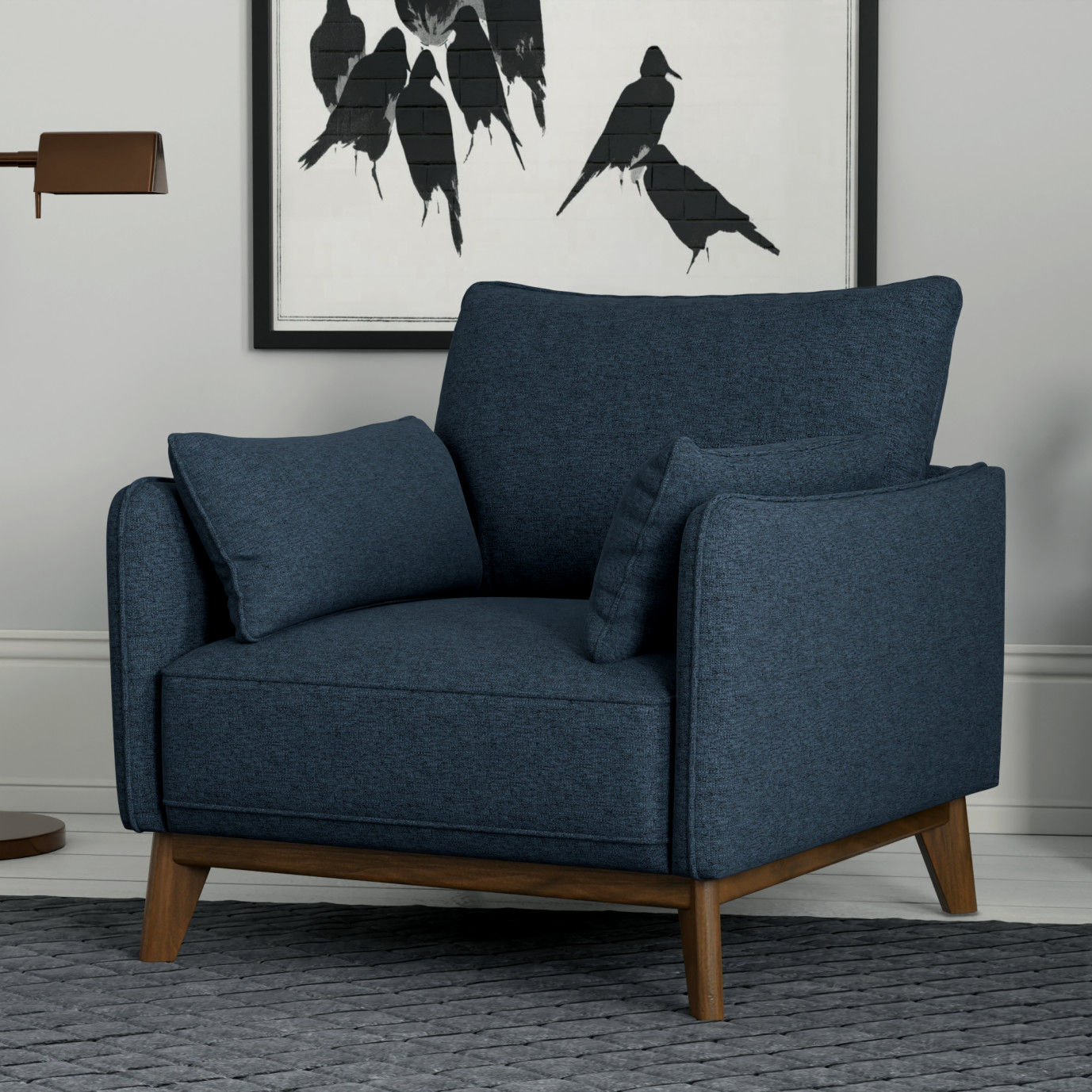 Rivano Mid-Century Modern Accent Chair