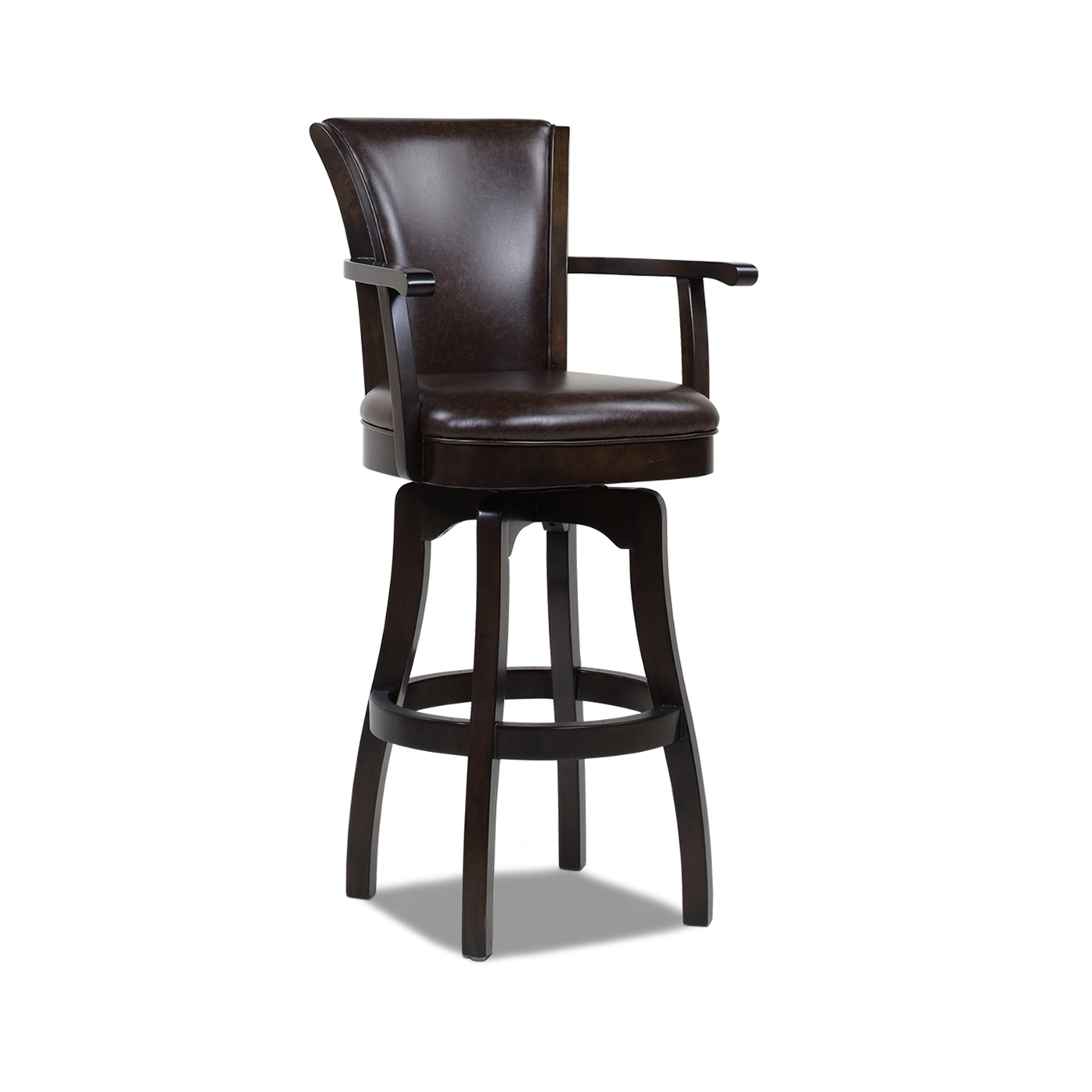 Williams Swivel Bar Stool and Counter Stool with Armrests