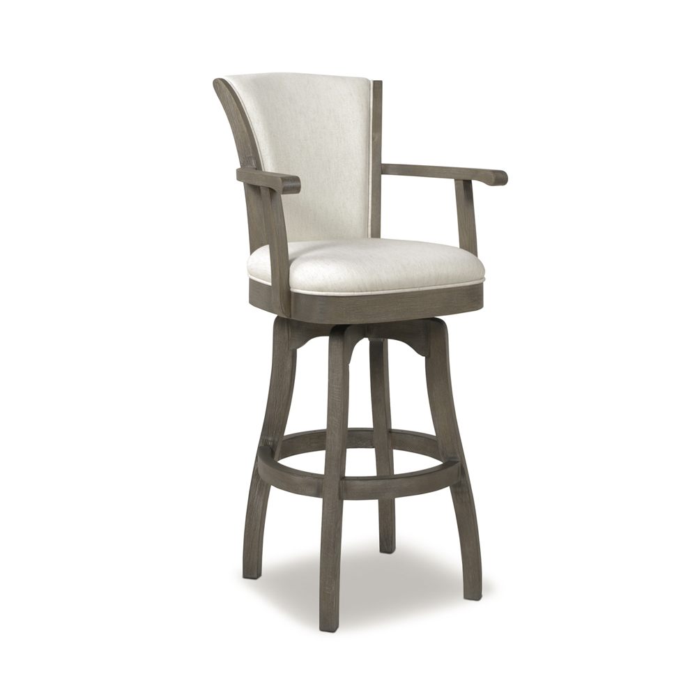 Williams Swivel Bar Stool and Counter Stool with Armrests
