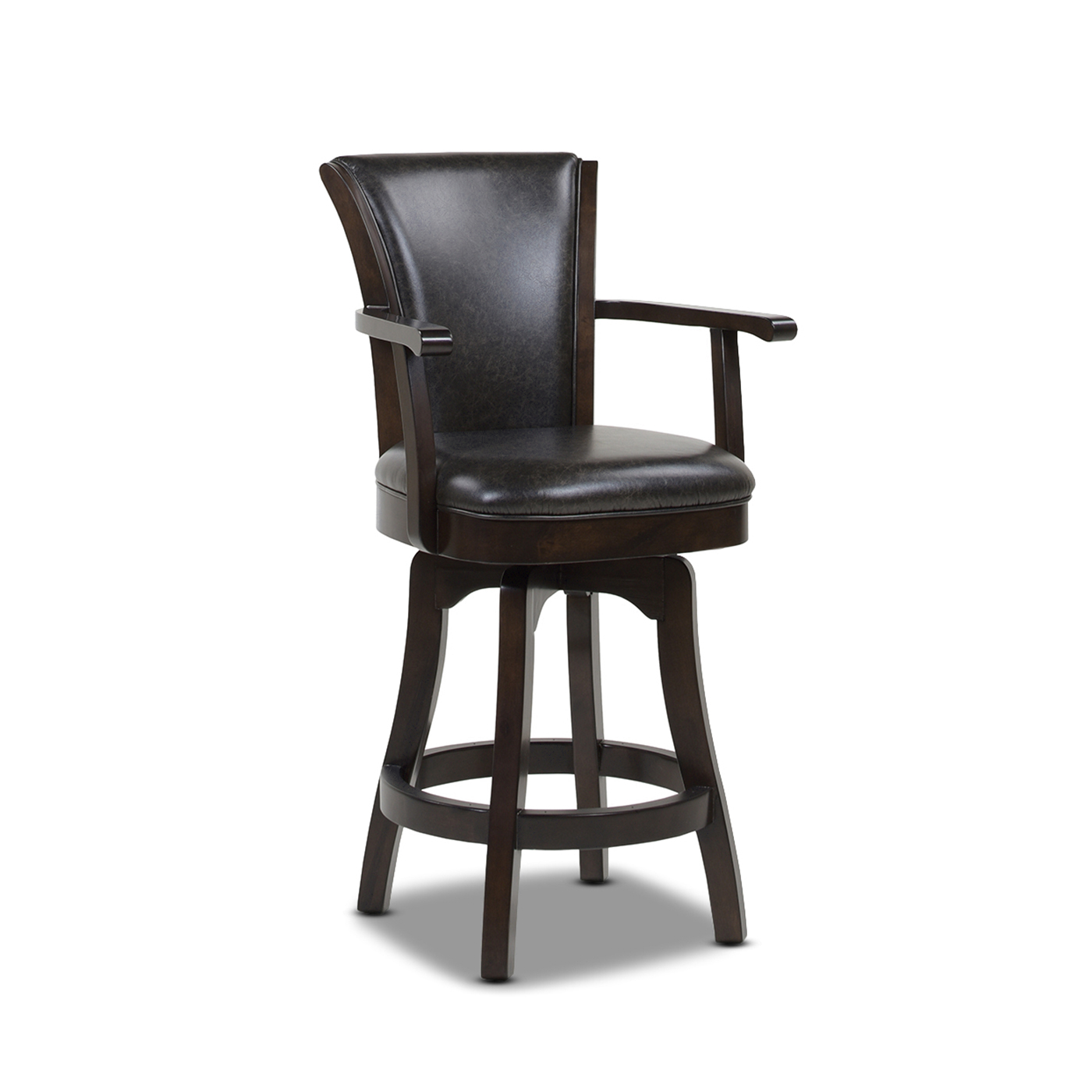 Williams Swivel Bar Stool and Counter Stool with Armrests