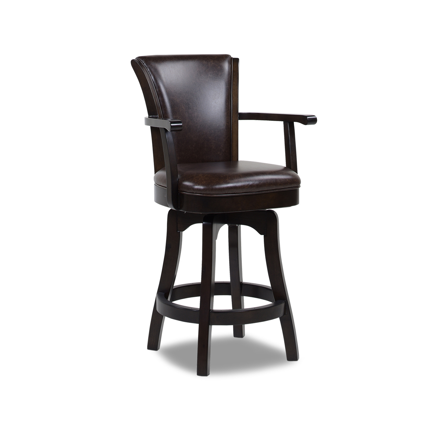 Williams Swivel Bar Stool and Counter Stool with Armrests