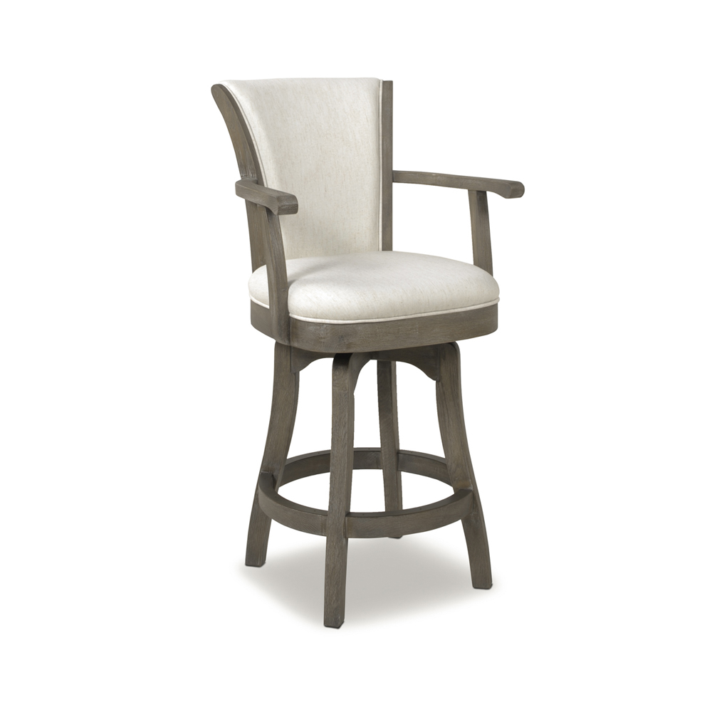 Williams Swivel Bar Stool and Counter Stool with Armrests