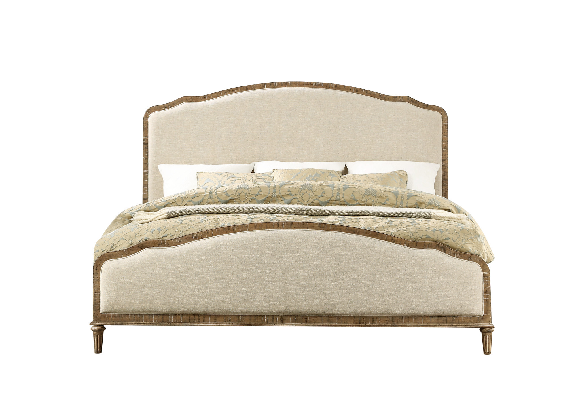 Genevieve Arched Upholstered Bed, Queen