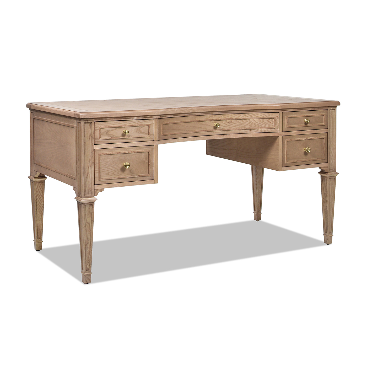 Sage and gold leaf desk  Pastel furniture, Refinishing furniture,  Refinished desk