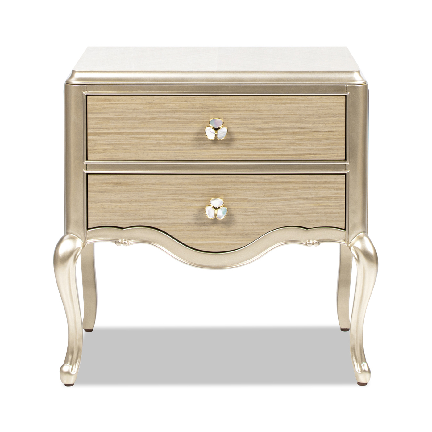 Easton Modern Farmhouse Turned 1-Drawer Storage Side Table with Shelf, Natural Brown