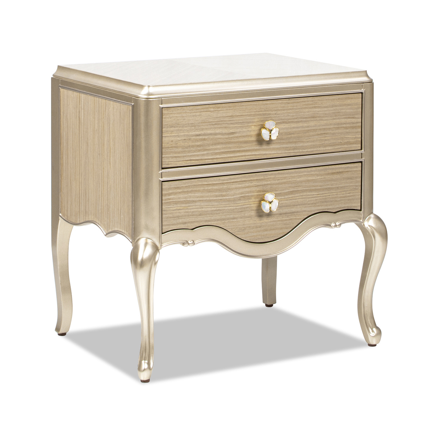 Easton Modern Farmhouse Turned 1-Drawer Storage Side Table with Shelf, Natural Brown