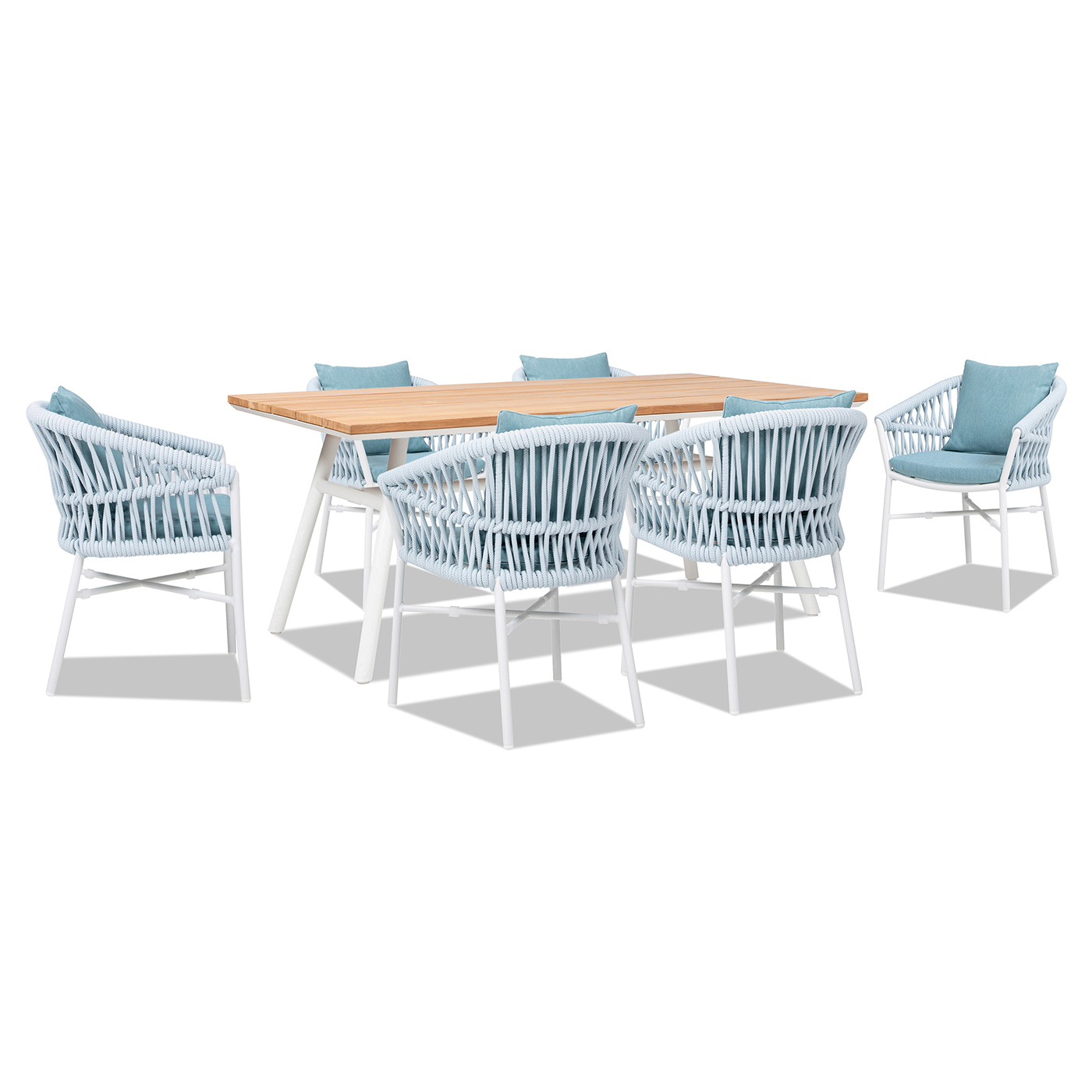 Maiden Set of 2 Patio Counter Stool, Wheat Beige