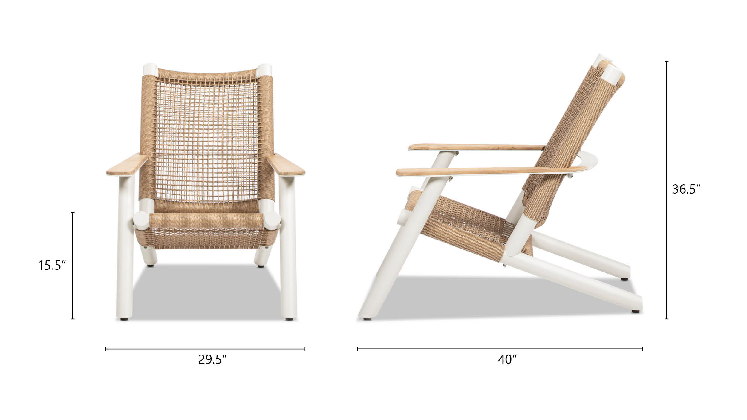 Everly Woven Frame Barrel Deep Seating Patio Arm Chair, Oat Beige