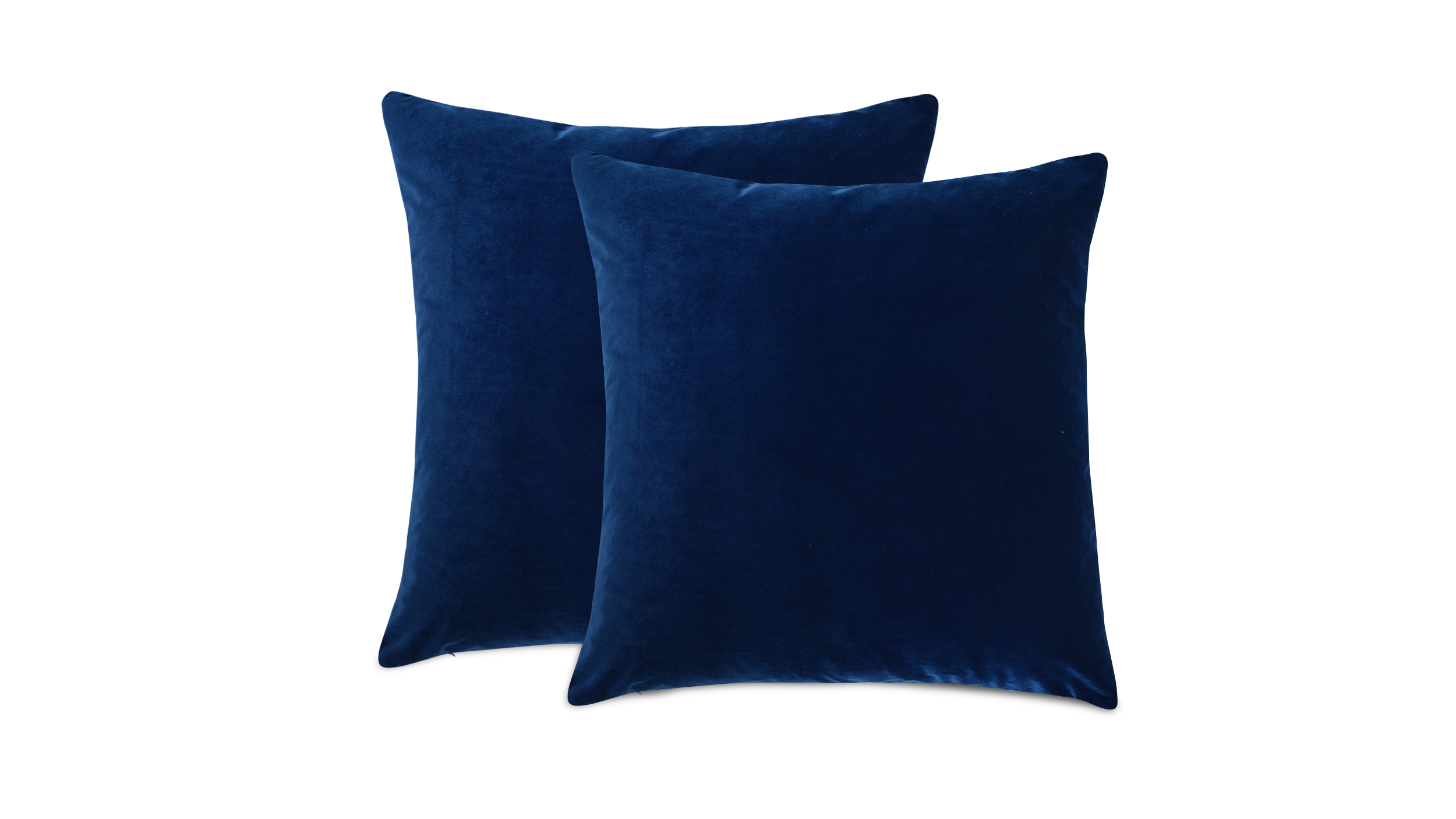 Set of Two Throw Pillows Glee & Indigo Blue Throw Pillows Navy Throw P –  Kings Road Home Decor