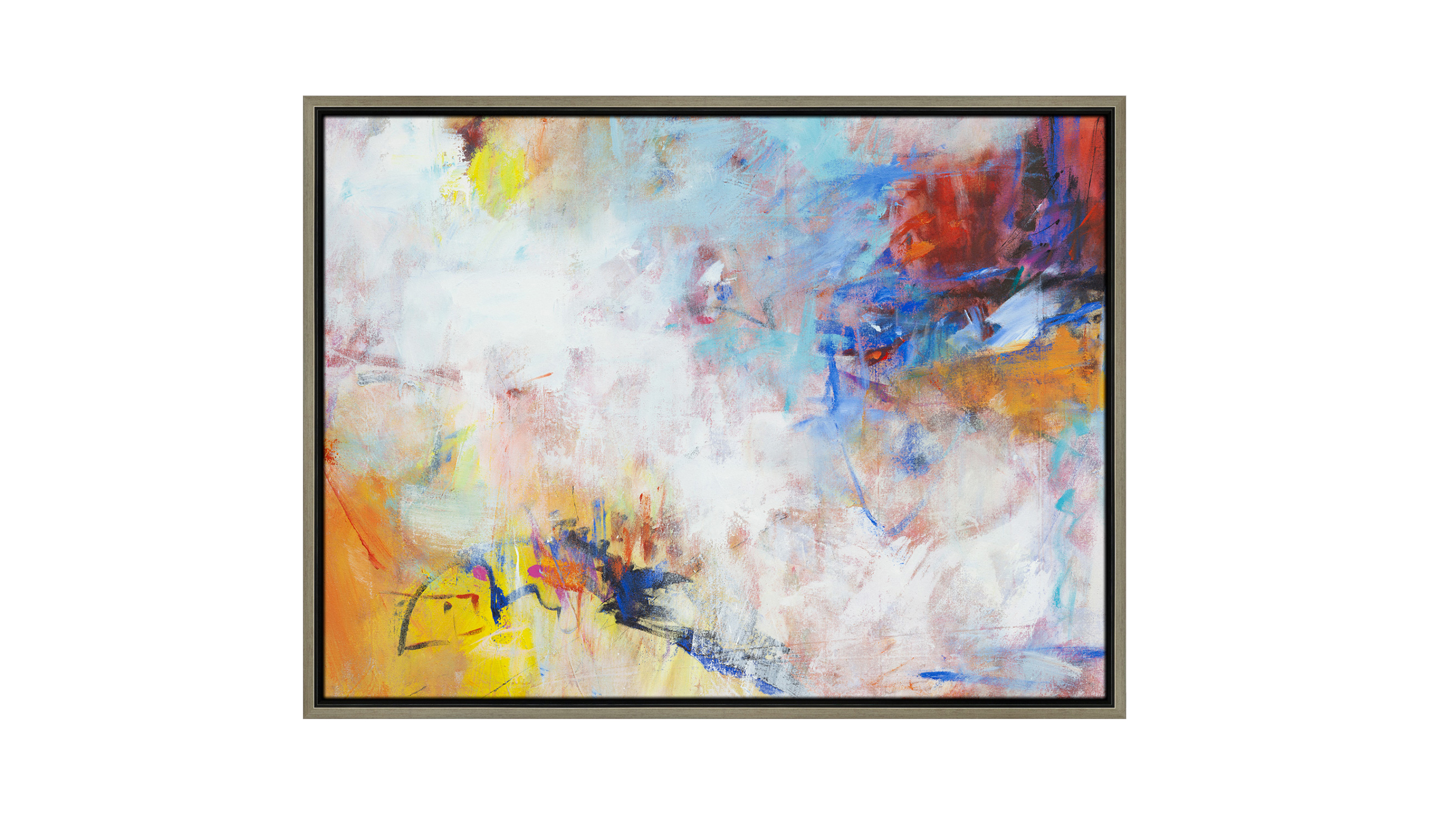 i care #01 油絵 painting 絵画 abstract Abstract Oil Painting 11x17 Canvas Paper Original Signed