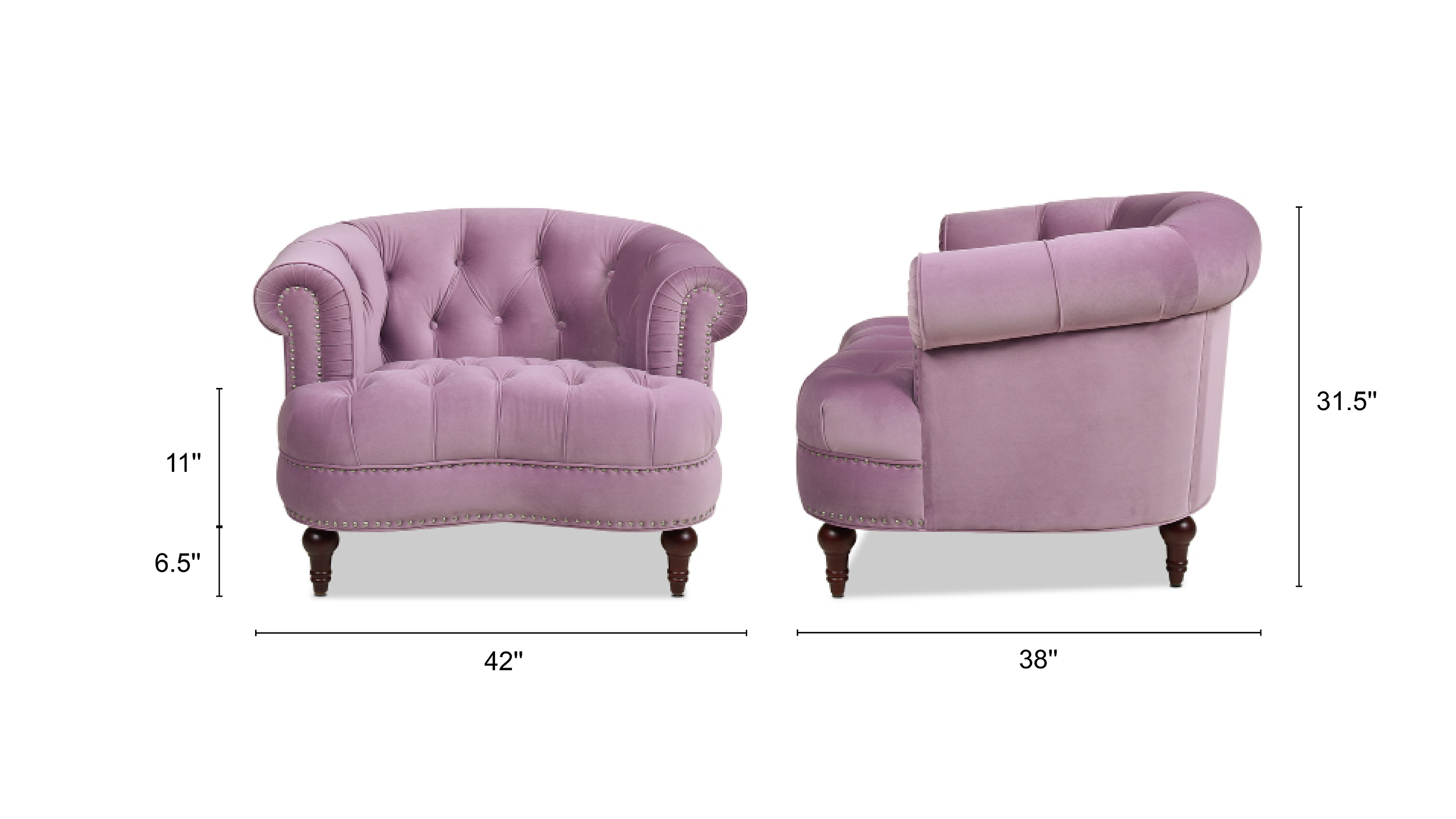 La Rosa Tufted Accent Chair La Rosa Tufted Accent Chair