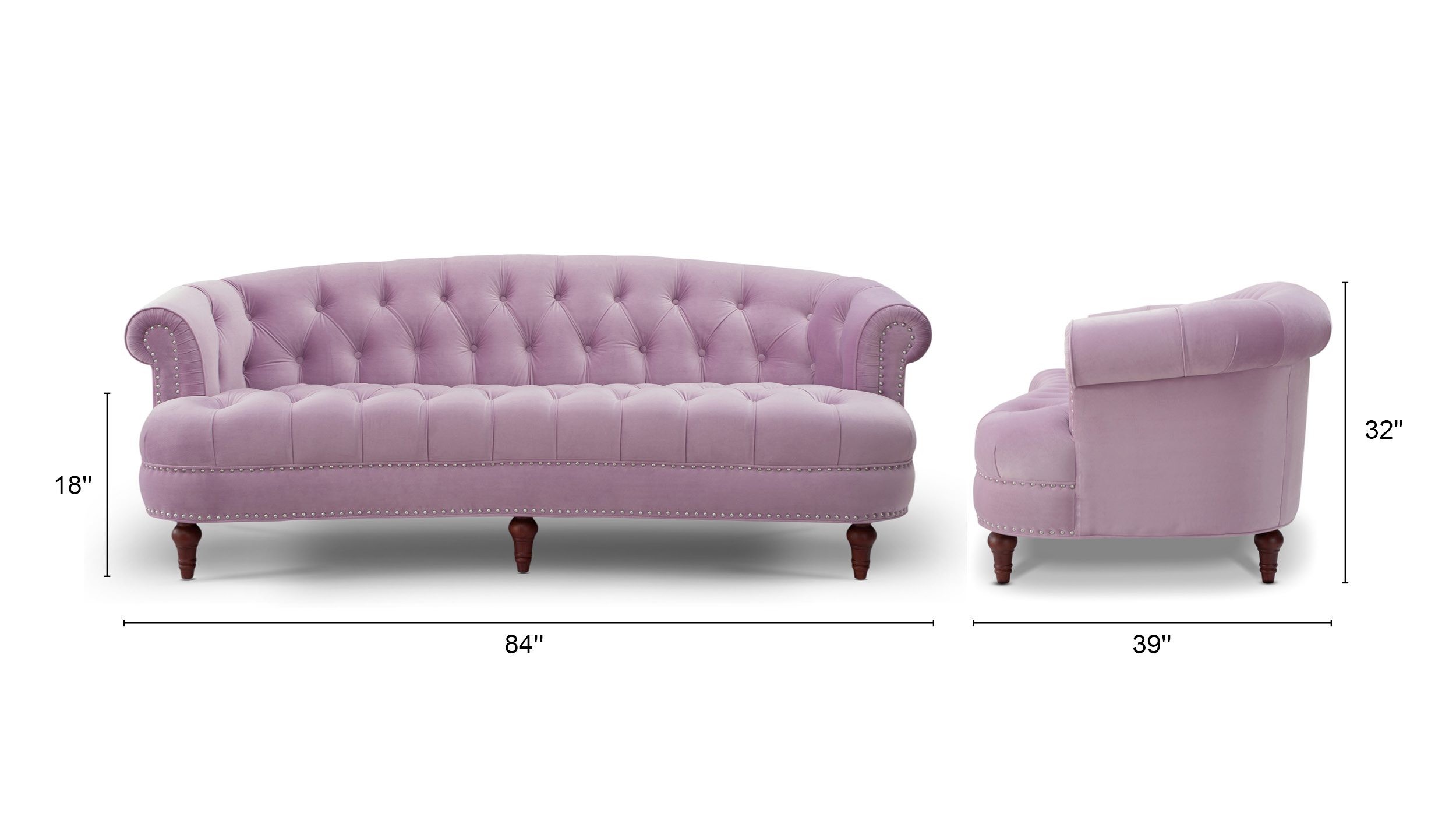 La Rosa Chesterfield Sofa