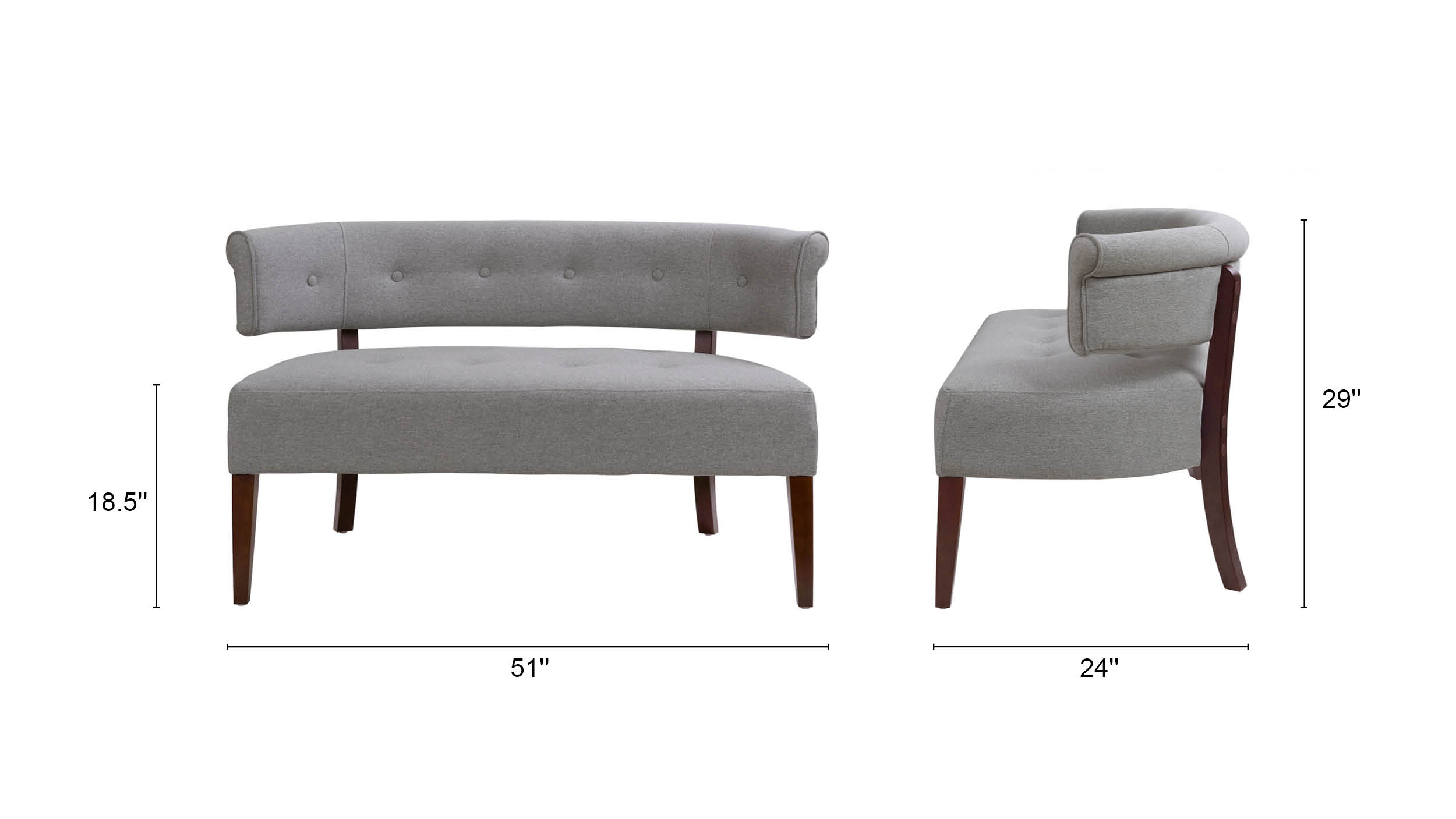 Jared Tufted Bench Jared Tufted Bench