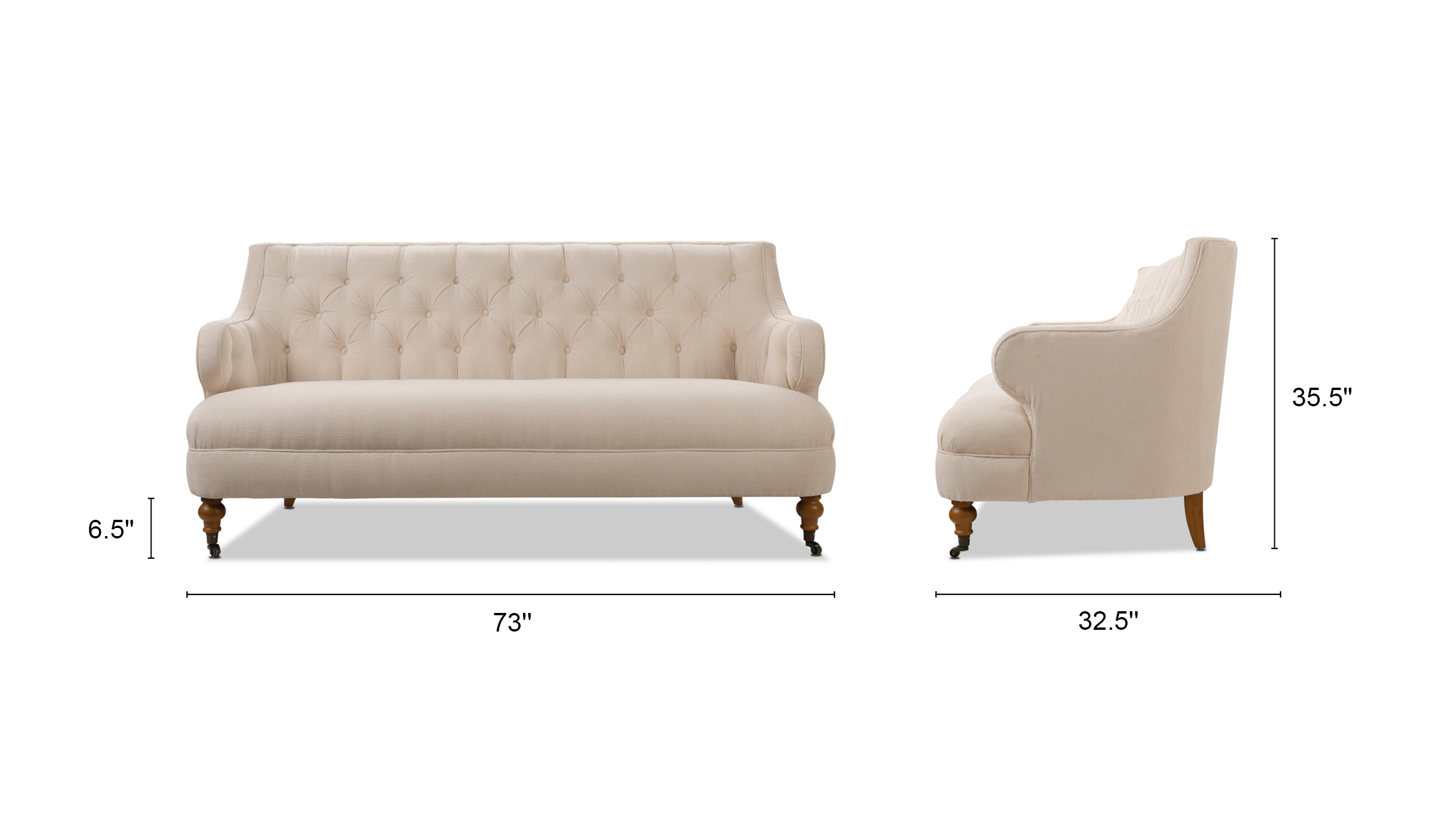 Milano Tufted Accent Sofa Milano Tufted Accent Sofa