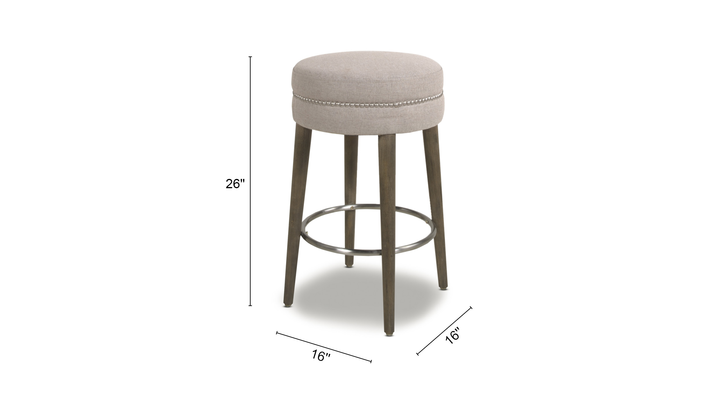 Vesper 26” Bar Stool Vesper 26” Bar Stool