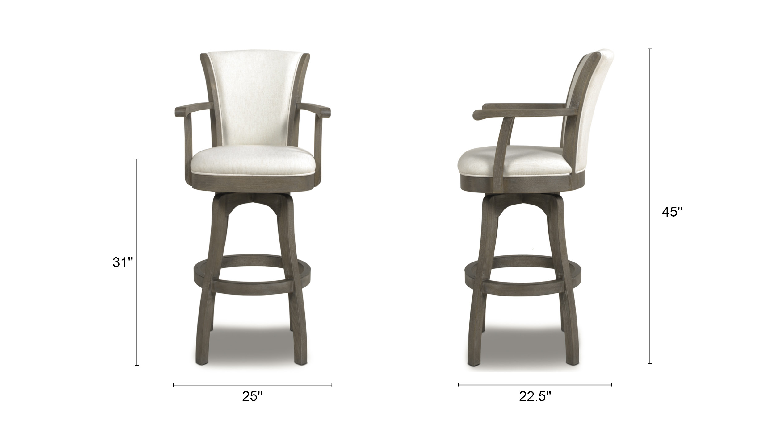 Williams 30” Swivel Bar Stool Williams 30” Swivel Bar Stool
