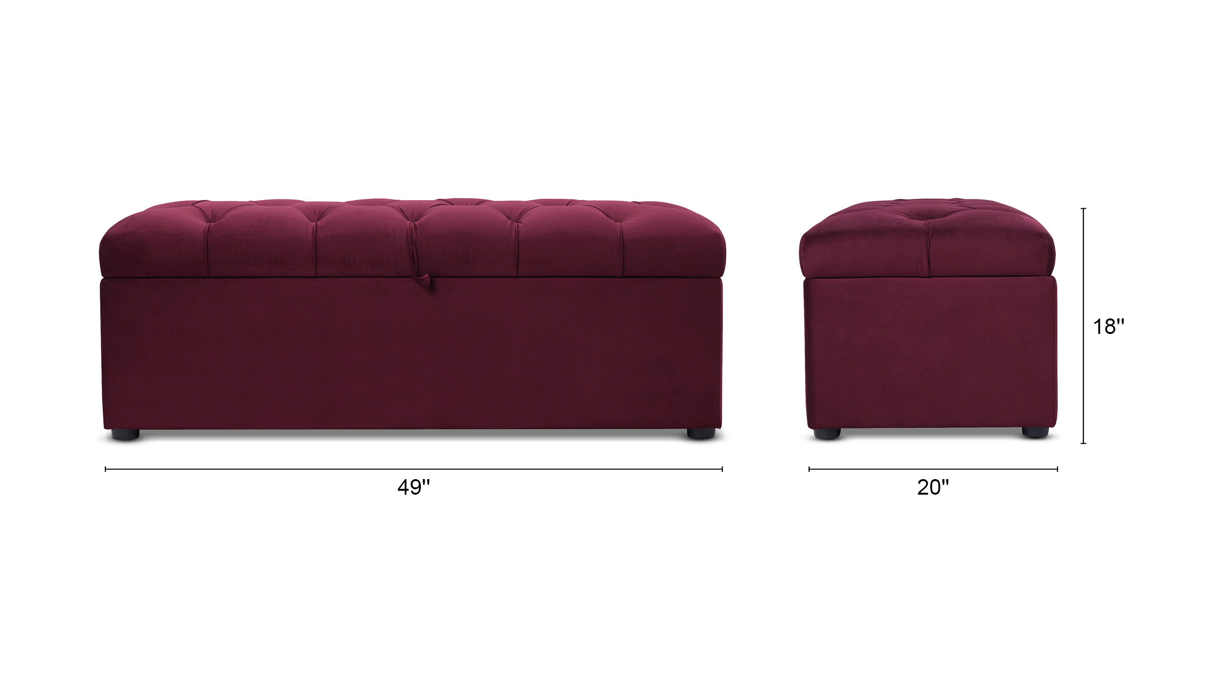 Arlo Tufted Storage Bench Arlo Tufted Storage Bench