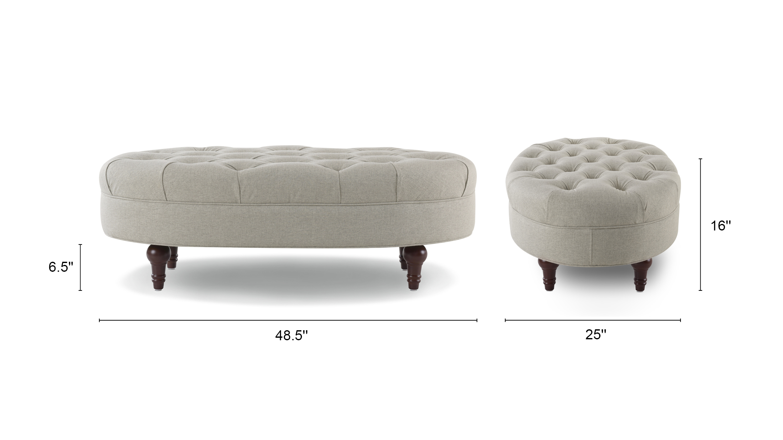 Petra Tufted Accent Bench