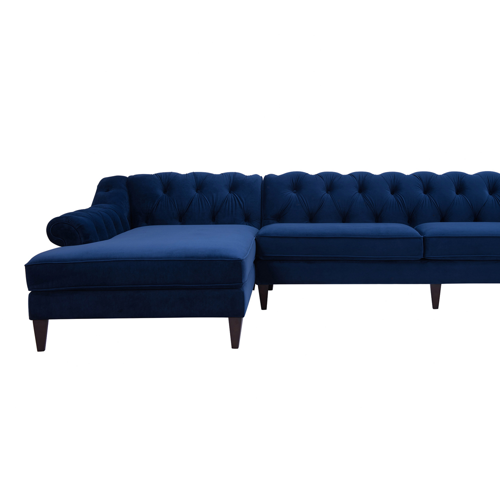 modern tufted sectional sofa