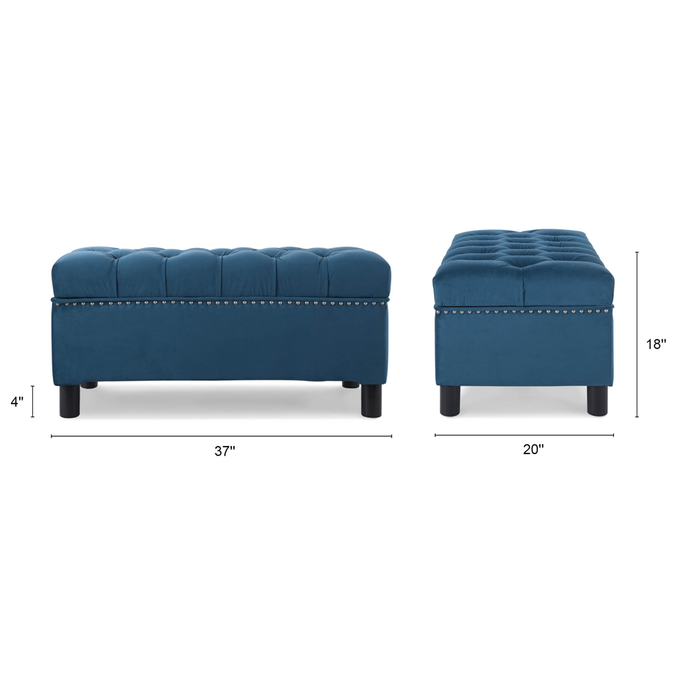 Renee Tufted Storage Bench Renee Tufted Storage Bench