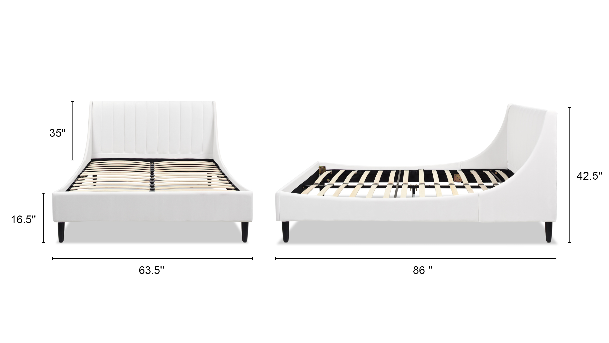Aspen Upholstered Platform Bed Aspen Upholstered Platform Bed